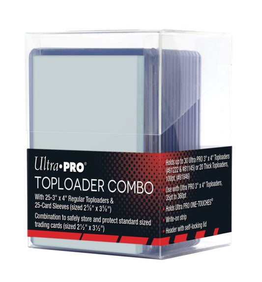 Ultra Pro - 25 Pack 3" x 4" Regular Toploader & Card Sleeves