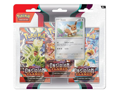 Pokémon TCG: Scarlet & Violet - Obsidian Flames 3 Booster Packs & Promo Card - 2 Choices
