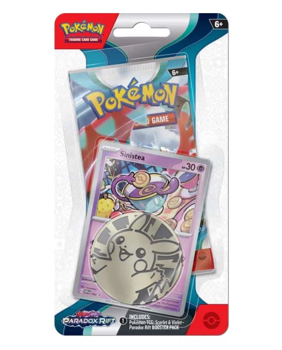 Pokémon TCG: Scarlet & Violet - Paradox Rift 1 Booster Pack, Coin & Promo Card - 2 Choices
