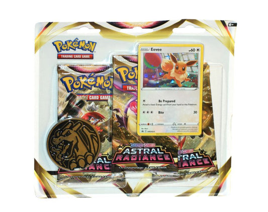 Pokémon TCG: Sword & Shield - Astral Radiance 3 Booster Packs, Coin & Promo Card - 2 Choices