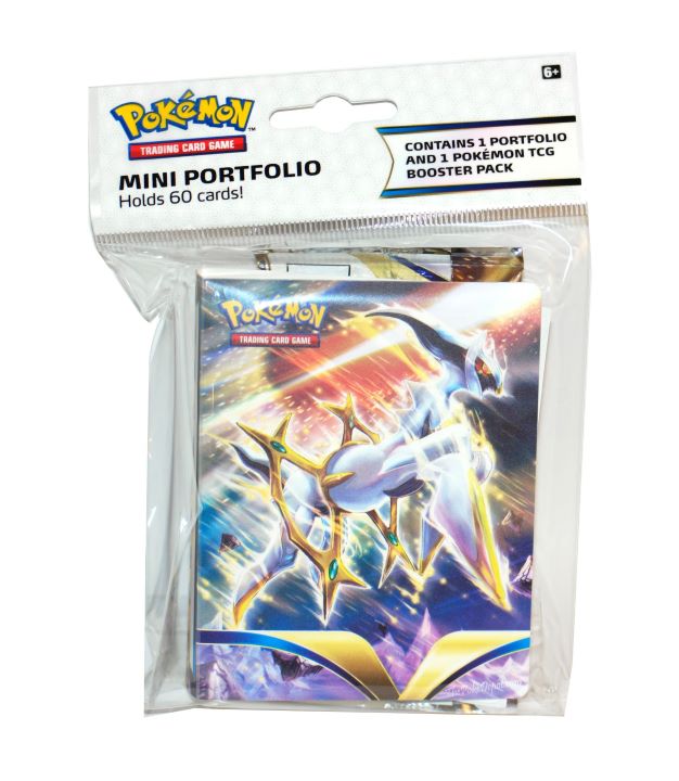 Silver Tempest Pokemon TCG Mini Portfolio + Booster Pack  Compact Lugia &  Alolan Vulpix Card Holder Holds 60 Cards Pokemon Mini Binder