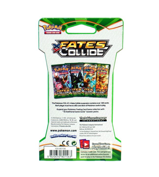 Pokémon TCG: XY - Fates Collide Sleeved Booster Pack