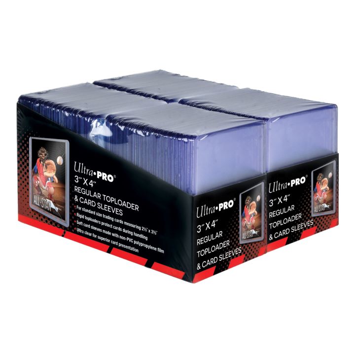 Ultra Pro - 200 Pack 3" x 4" Regular Toploader & Card Sleeves