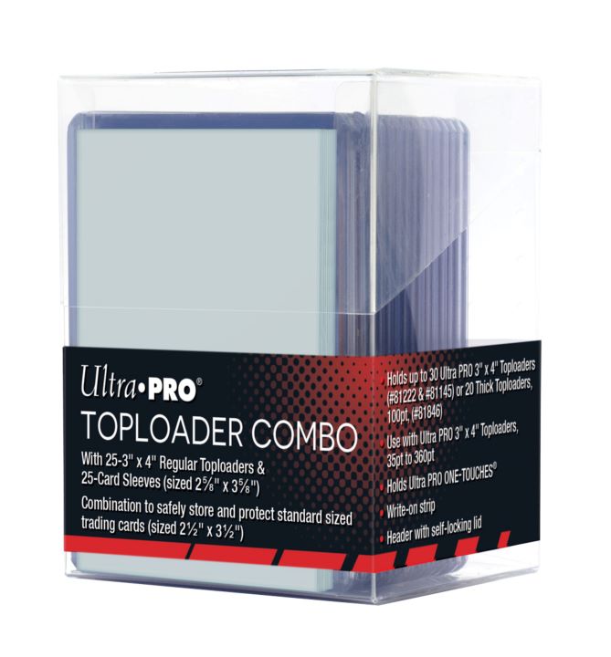 Ultra Pro - 25 Pack 3" x 4" Regular Toploader & Card Sleeves